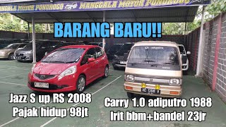 Selasa, 23 januari 2024 | Review Honda Jazz S 2008 dan Carry Adiputro 1.0 Extra 1988