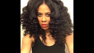 Curling Wand on Natural Hair