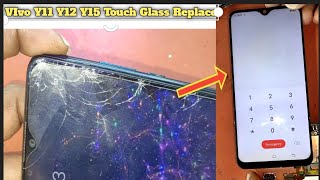 Vivo y11-y12-y15 touch Glass Replacement || Y15 Y12 display glass broken Replacement Y11