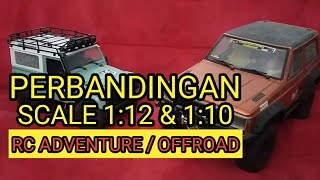 PERBANDINGAN RC SCALE 1:12 & 1:10 - RC ADVENTURE/OFFROAD MN99 D90 AXIAL SCX10