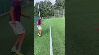 BEST ⚡️way to improve your control #tutorial #footballskills #soccer #shorts #soccer #skill