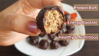 Protein Rich Oats choco Laddu | Healthy & Nutritious Laddu Recipe | Healthy Recipe