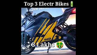 top 3 super electric bikes in the world #superbikes #bikes #motorcycle #shorts#viral #bike