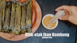 Resep Snack Tinggi Protein || Otak-otak Ikan Kembung Kenyal dan Lembut || Saus Kacang || gluten free