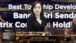 PIPDA 2020 : Best Township Development - Matrix Concepts Holdings Berhad