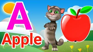 Phonics Song with TWO Words - A For Apple - ABC Alphabet Songs with Sounds for Children