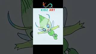 Drawing Celebi | Pokemon #shorts #drawing #howtodraw