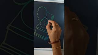 Line #drawing | Guess #art | #Rapid sketch  #artistic #shorts | Satisfying #short #oddlysatisfying