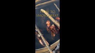 How to Smoke Meat the Old Fashioned Way - Step-by-Step Guide #smoke_meat