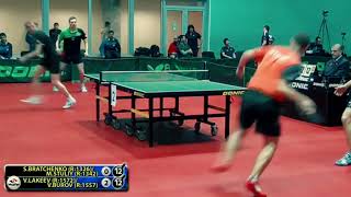 1.БУРОВ, ЛАКЕЕВ - БРАТЧЕНКО, СТУЛИЙ КЧР 2015 table tennis настольный теннис