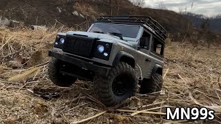 MN99s  land rover defender off-road adventure, rc crawler, rc오프로드, 랜드로버 디팬더  #epic 2024-01