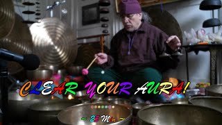 CLEAR YOUR AURA W/ANTIQUE TINGSHA BELLS & TIBETAN BOWLS! 25 MIN ~ PEACE & JOY! WWW.TEMPLESOUNDS.NET