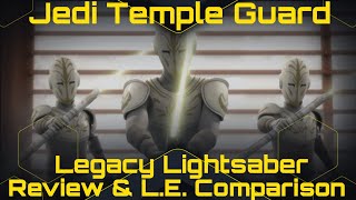 Jedi Temple Guard Legacy Lightsaber & Limited Edition Box Set Comparison & Review. Galaxy's Edge