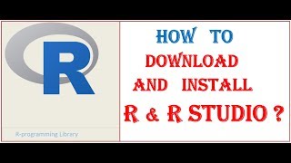 How to install R and  R studio in computer ?? Installing R studio - 2018