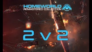 Homeworld Remastered: 2v2 - EPIC High Level Battle on Armed For Burial