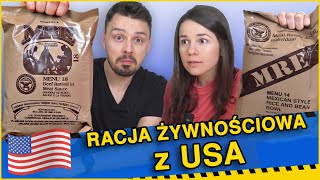 CO JEDZĄ ŻOŁNIERZE USA? TEST AMERYKAŃSKICH RACJI ŻYWNOŚCIOWYCH!