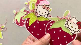 Go Play With Your Stuff- Sanrio Strawberry Tags