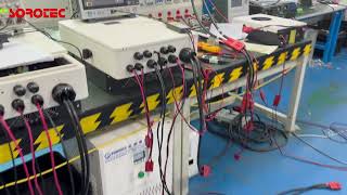 SOROTEC #IP65 #HYBRID #INVERTER REVO HES 8kWConnected generator test