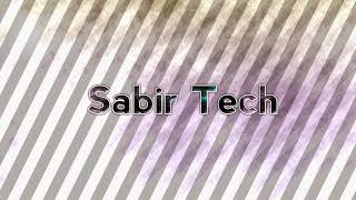 Sabir Tech Live Stream