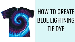 How To Achieve "Lightning" Effect In Your Tie Dye Shirt Using 3 colors!