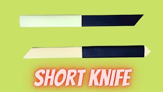 #shorts Simple knife paper craft for Ninja Fan