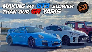 Making my GT3 slower than our GR Yaris