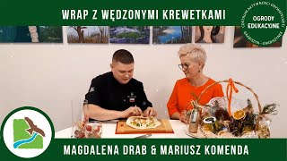 #CAO Wrap z wędzonymi krewetkami z #KrainaŁęgówOdrzańskich #SztukaRestaurant