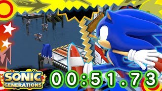 Sonic Generations // Metal Harbor Speedrun : 51.73 (Semi-Skills)