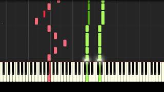 Shrek Theme Song - Hallelujah [Piano Tutorial] (Synthesia)