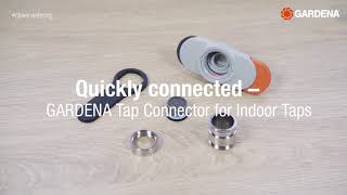 GARDENA Indoor Tap Connector - Quick Guide