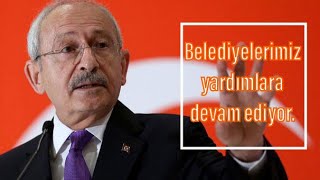 Kılıçdaroğlu: Belediyelerimiz yardımlara devam ediyor.30 Haziran 2020