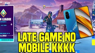 🔴FORTNITE MOBILE LATE GAME NO ANDROID É MUITO FACIL!!! 😎