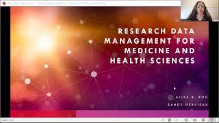 Research Data Management for the Health Sciences and Medicine