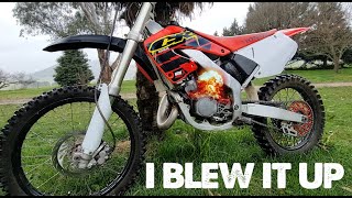 Honda CR125 2000 TWO-STROKE First Ride (Raw Sounds)