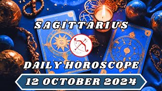 SAGITTARIUS DAILY HOROSCOPE 12 OCTOBER 2024/ You’re the one they want #HOROSCOPE #TAROT