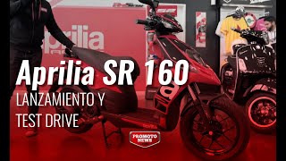 Presentación y Test drive - Scooter Aprilia SR 160