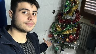 Ho messo l'albero di Natale in BAGNO