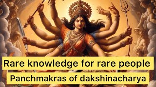 DAKSHINACHARYA PANCHMAKARAS / DEVI LALITA / DAKSHIN MARG OF TANTRA WORSIP /#devi #tantra #durga