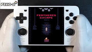 Feathered Escape Pico-8 Powkiddy RGB30 Handheld Gameplay