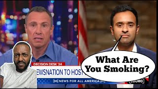 Vivek Ramaswamy humiliates Chris Cuomo on his own show, asks him what he is “smoking”!