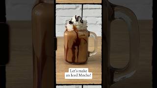 Who wants the recipe? 😍 #icedmocha #icedcoffee #coffee #shorts