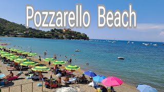 Walking Along  the Pozzarello Beach