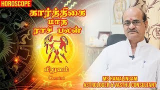 மிதுனம் | கார்த்திகை மாத பலன்கள் | M S RAMALINGAM, ASTROLOGER & VASTHU CONSULTANT