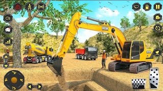 Road Construction | New Updated | Full Video | Snow Excavator Simulator JCB | 3D For Android iOS