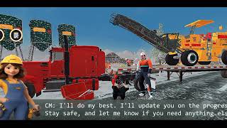 New Snow Excavator Simulator GamePlay Video 3D For Android iOS in Phone Game New Updated Full Video