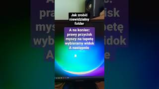 Jak zrobić niewidzialny folder #windows11 #shorts #folders