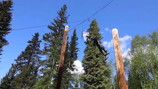 Camp Lost Lake. leap of faith