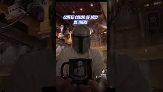 Let us brew, amen. #starwars #themandalorian #disneygalaxysedge #mandalorian #disney #babyyoda