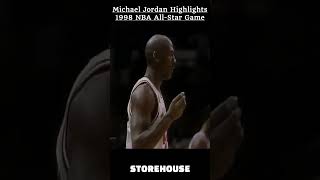 Michael Jordan 1998 NBA All Star Game Highlights! 22 Points, MVP #shorts