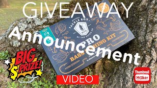 💥GIVEAWAY💥 ANNOUNCEMENT💥 #giveaway #announcement #congratulations #fishing #subscribe